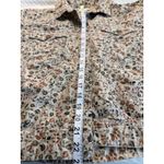 Christopher & Banks Quality Linen Ditzy Leaf Floral Print Jacket Cottagecore Shacket Earth-tones XL Photo 2
