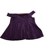 Torrid Purple Off Shoulder Top Plus Size 3 Party Cocktail Photo 7