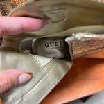 Guess  Women’s Metallic Embossed Snakeskin Pointed Toe Heeled Ankle Boots Size 9M Photo 2