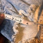 Indigo Rein  Denim Shorts‎ Distressed Frayed Hem Acid Wash Blue Size 11 Photo 3