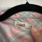 Faherty Plaid Button Up M Blue Pink Photo 1