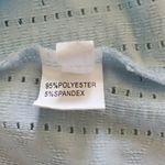 Curvy 2X Women's Light Blue Eyelet Short Photo 4