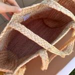 Shiraleah  Chiara Ombré Jute Tote Bag Fringe Beach Cruise Pink Coral Peach Photo 2