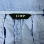 J.Crew Women's Blue Flat Front Button Pocket Chino Shorts #3559 Photo 5