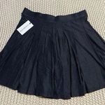 WeWoreWhat Womens NWT Black Pleated Tennis Skirt Size L shorts built in Size L Photo 0