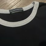 Brandy Melville  Nadine Navy Blue Ringer Tee Photo 2