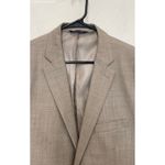Ralph Ralph Lauren Beige Blazer 10%Wool Silk Check Suit Jacket Mens Photo 1