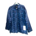 Athleta  Sightseer Lace Jacket Navy Floral‎ Size 2X NWT Photo 1