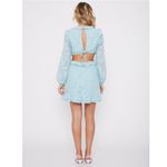 RAHI Aqua Poppy Daisy Ruffle Dress Large NWT Photo 2