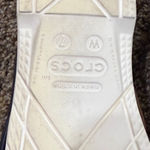 Crocs Beach line Women's size 7 Shoes Navy Blue Slip on Boat Shoe loafers Photo 8