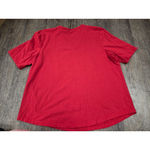 Chico's Short Sleeve American Flag USA Red White Blue Blouse Shirt Size 3 XL Photo 5