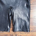 Spanx • Faux Leather Bike Short black coated athleisure mid rise Photo 9