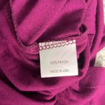 Miguelina Chantal Lace Collar Keyhole Back Midi Cocktail Dress Fushia Size L Pink Size L Photo 7