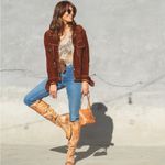 Bed Stü Manchester Tan Lace Up Boots Size 8.5 Photo 1