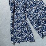 Aerie Floral Cut Out Waist Wide Leg Jumpsuit Size XS Photo 2
