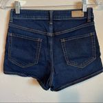 BP  High Rise‎ Bootie Dark Wash Stretch Shorts Photo 5