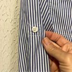 Vineyard Vines  Blue Striped Margo Cotton pullover Shirt dress size 4 Photo 5