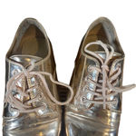 ALDO  Metallic Rose Gold Platform Lace Up Sneakers Women Sz 6.5 Photo 4