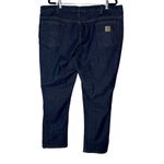 Carhartt  Women's Relaxed Fit Jeans Dark Wash 20 Photo 4