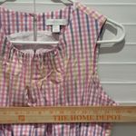 Charter Club  Women S Cotton Preppy Party Plaid Midi Baby‎ Shower Pink Blue Dress Photo 6