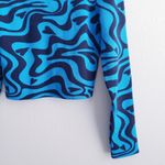 ZARA Long Sleeve Cropped Sweater Retro Heart Photo 4