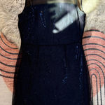 Bailey 44 Navy blue Sequin Mini Dress XS Photo 0