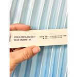 NWT Delfi Collective Erica One Shoulder Pleated Maxi Dress Blue Ombre Women's M Size M Photo 3