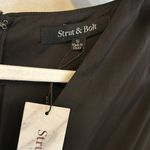 Strut & Bolt  Black Satin Kimono Sleeve Wide Leg Jumpsuit Photo 4