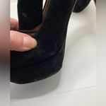 L.A.M.B. by Gwen Stefani T strap heels. Size 7.5. Black suede Photo 8