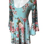 Angie NWT,  V- neckline Angel Long Sleeve  Waistband Dress, Sz M Photo 5