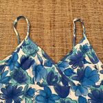 HeBe Blue Floral Swim Coverup XL Photo 1