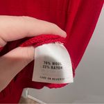 St. John  Red Knit Dress Size Small Photo 5