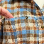 Woolrich  Bluebell Flannel Plaid Shirt Size Medium Photo 4