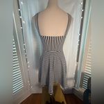 Hollister  Striped Skater Dress M – Criss-Cross V Front, Scoop Back Photo 1