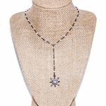 Beaded by Meg Gunmetal Starburst Lariat Photo 0