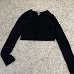 Puma  EvoKNIT seamless ls crop top in black size small Photo 0