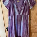 True Craft ‎ purple stripe dress size small Photo 0