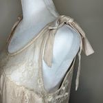 POL  Lace Overlay Tank Top - Cream Photo 3