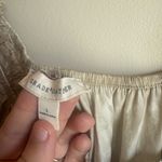 Grade & Gather Cream/Bronze Smocked Cheetah Top Size Large Photo 2