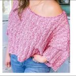 Free People 🆕  Good Day Pullover Short Sleeve
Cropped Sweater Pink Rose🆕 Photo 4