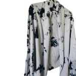 525 America  tie dye cashmere cotton blend‎ waterfall cardigan size M Photo 7