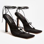 Good American  Cage Slanted Sandals Photo 0