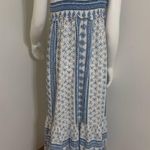 ZARA blue and white printed midi dress size XS Photo 5