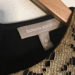 Banana Republic Banana‎ Republic Gold Lace Sleeveless Shift Dress Floral Eyelet Womens Si… Photo 1