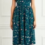 Hill House NWT  Ava Dress in Moody Floral Photo 0