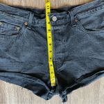 Levi's Levi’s Made & Crafted 501 Shorts Black Charcoal Premium Selvedge Denim Cuffed 29 Photo 12