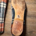 Kate Spade Plaid Mary Jane Flats Leather Trim 9.5 Photo 8