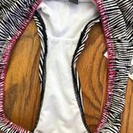 Kenneth Cole NEW NWT  REACTION Black White Zebra Hipster Swim Bikini BOTTOM Small Photo 7