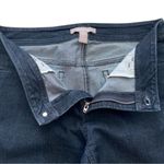 Chico's Chico’s Dark Wash Rhinestone Back Pockets Straight Leg Denim Jeans Size 6 Short Photo 4