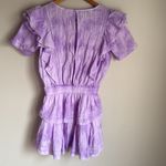 Love Shack Fancy Natasha Ruffled Sleeve Tie Dye Mini Dress Small Photo 2